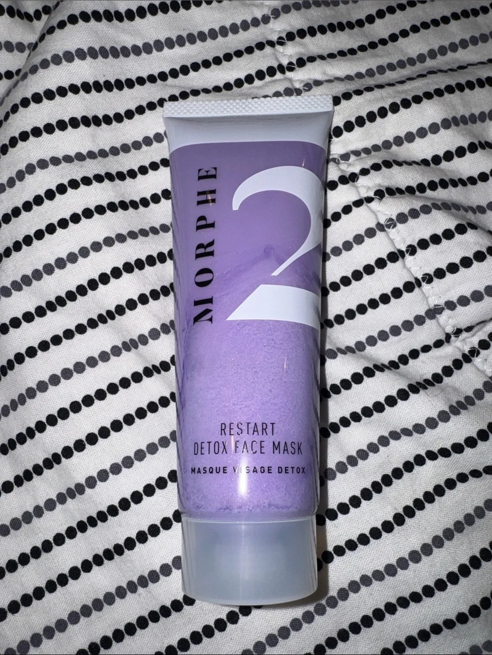 Morphe Restart Detox Face Mask - Lavender and White Tube